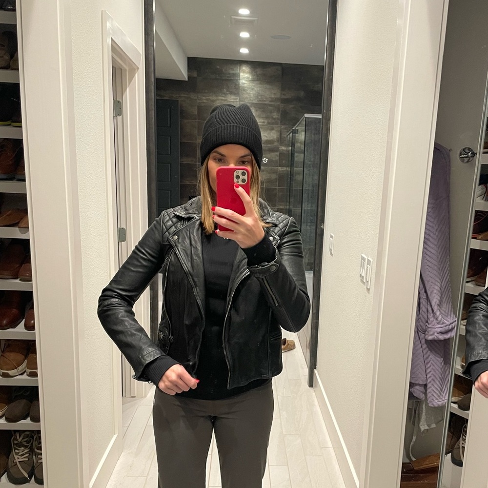 Leather Biker Jacket - Picture 10 of 17